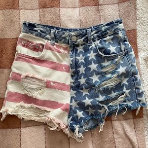 American Flag shorts